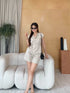 Summer Casual Wrap Tie Tops With Short Sets